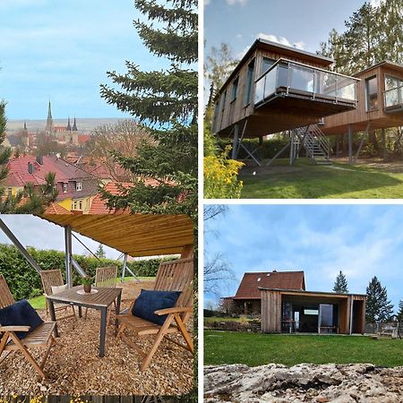 Villa Baumhaus Und Tinyhaus Mühlhausen Exterior foto