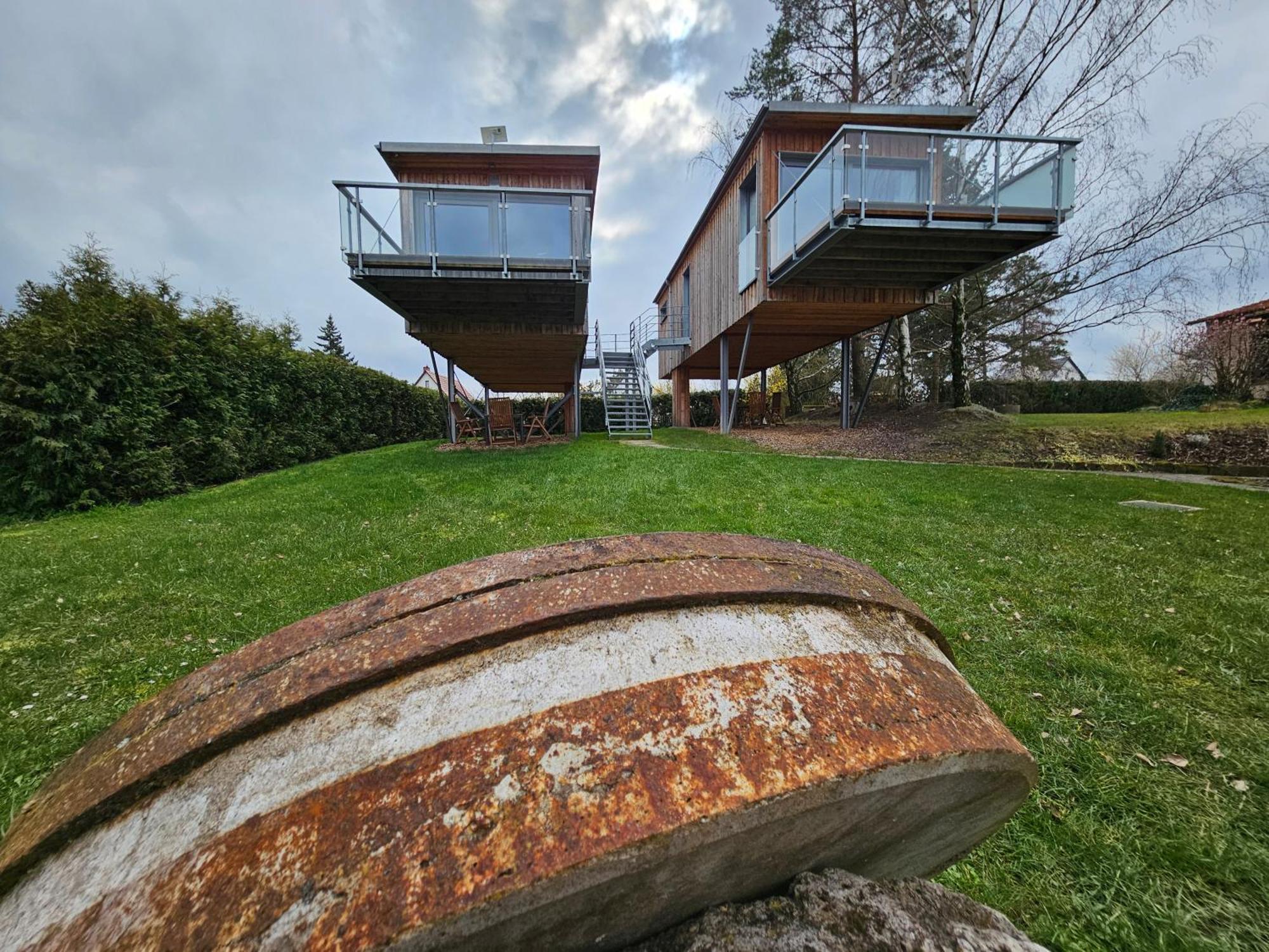 Villa Baumhaus Und Tinyhaus Mühlhausen Exterior foto