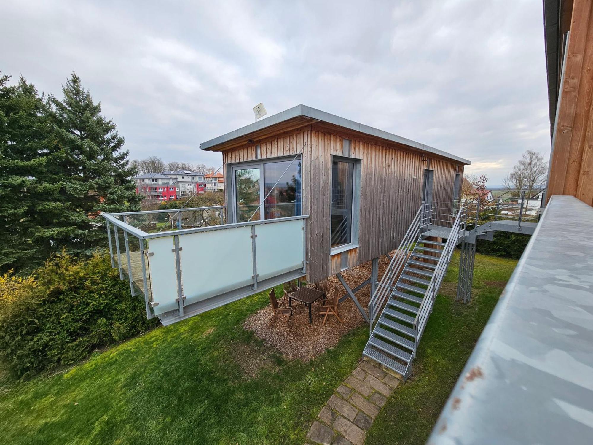 Villa Baumhaus Und Tinyhaus Mühlhausen Exterior foto